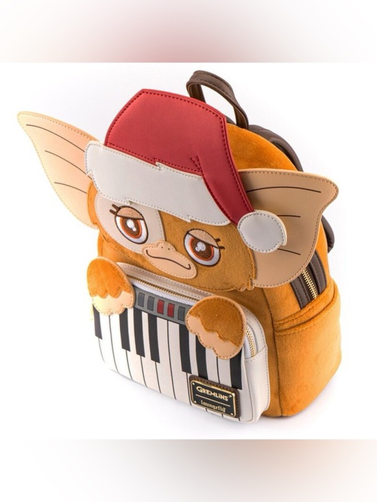 Gremlins Gizmo Holiday Cosplay with Removable Hat Mini Backpack NWT